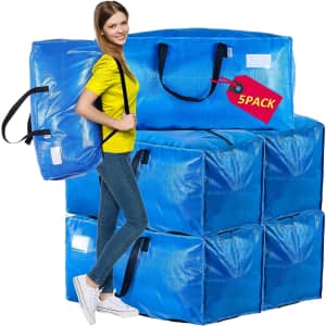 AlexHome Heavy Duty Extra Large Packing Bag 5-Pack: $18