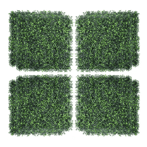 20" x 20" Artificial Boxwood Hedge Greenery 12-Pack: $46 20" x 20" Artificial Boxwood Hedge Greenery 12-Pack: $46