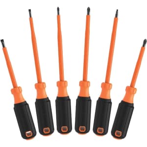 Klein Tools 6-Piece Insulated Screwdriver Set: $30