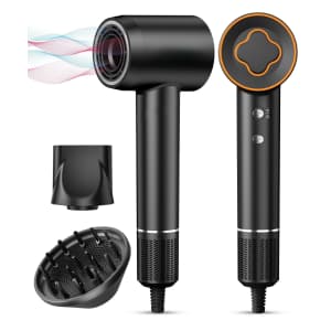 BeautifyEase 1,500W Ionic Blow Dryer w/ 2 Nozzles: $55.98