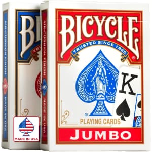 Bicycle Jumbo Playing Cards 2-Pack: $4.89 Bicycle Jumbo Playing Cards 2-Pack: $4.89