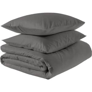 Amazon Aware 300 Thread Count King Duvet Cover Set: $54