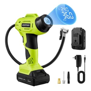 AstroAI Cordless Tire Inflator Portable Air Compressor Electric Pump: $30.99
