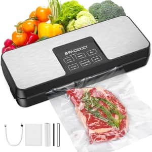 Spacekey Vacuum Sealer Machine: $36 w/ Prime
