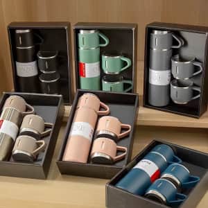 500ml Stainless Steel Tumbler Gift Sets: 2 for $3.26 500ml Stainless Steel Tumbler Gift Sets: 2 for $3.26