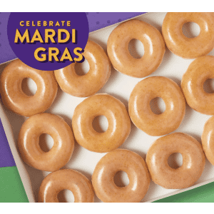 Krispy Kreme Original Glazed Dozen: $12