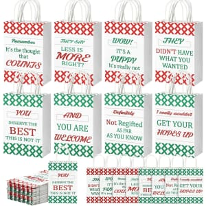 Christmas Funny Gift Bag 24-Pack: $12 w/ Prime