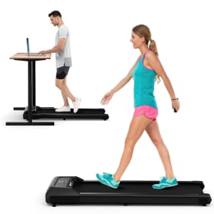 Costway SuperFit 0.6-3.8MPH Walking Pad Under Desk Treadmill: $80 Costway SuperFit 0.6-3.8MPH Walking Pad Under Desk Treadmill: $80