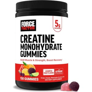 Force Factor 150-Count Creatine Gummies: $22 w/ Subscribe & Save
