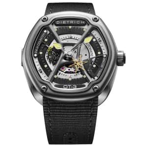 Dietrich Men's Organic Time Automatic Skeleton Watch: $249