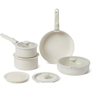 Amazon Basics 11-Piece Ceramic Nonstick Cookware Set: $36.23