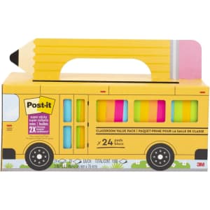 Post-it Super Sticky Note 24-Pack: $12