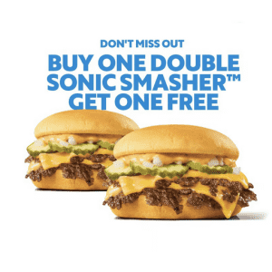 Sonic Double Smashers: Buy one get one free