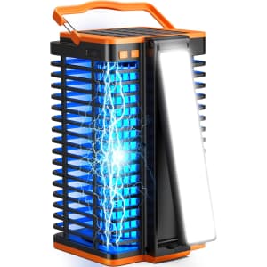Kiies Solar Bug Zapper w/ Adjustable Reading Lamp: $16.79