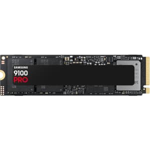 Samsung 9100 PRO 4TB PCIe SSD: $450 Samsung 9100 PRO 4TB PCIe SSD: $450
