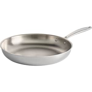 Tramontina Seattle Tri-Ply Clad Stainless Steel 12" Large Frying Pan: $35