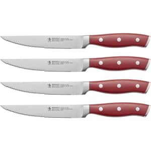 Henckels Forged Accent Razor-Sharp Steak Knife Set of 4: $40