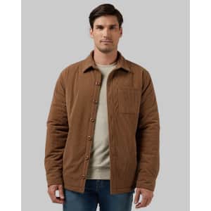 32 Degrees Men's Corduroy Sherpa-Lined Shirt Jacket: $25 32 Degrees Men's Corduroy Sherpa-Lined Shirt Jacket: $25