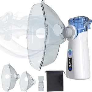 Nebulizer Portable 8cc Mesh Nebulizer with LED Display: $16.00