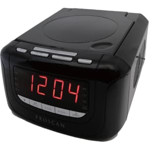 Sylvania Proscan CD Clock Radio w/ USB: $9.99
