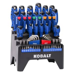 Kobalt 6" Magnetic Multi-Bit Combination Tip 69-Piece Screwdriver Set: $29.98
