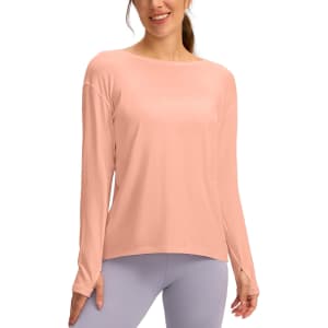 Soothfeel Women's Long Sleeve Workout Shirt: $12.99 Soothfeel Women's Long Sleeve Workout Shirt: $12.99