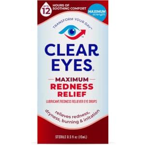 Clear Eyes Maximum Redness Relief Eye Drops: $2.51 w/ Subscribe & Save