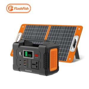 FlashFish E200 200W Portable Power Station + 200W Solar Panel: $122 FlashFish E200 200W Portable Power Station + 200W Solar Panel: $122