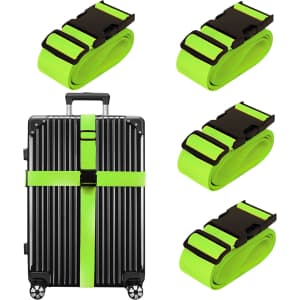 Suitcase Luggage Straps 4-Pack: $6.11 w/ Prime