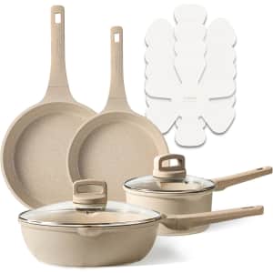 Carote Nonstick Induction 10-Piece Cookware Set: $29.99 Carote Nonstick Induction 10-Piece Cookware Set: $29.99