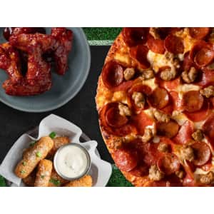 Round Table Pizza Game Day Bundle: $30 Round Table Pizza Game Day Bundle: $30