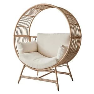 Better Homes & Gardens Bellamy Round Wicker Outdoor Egg Chair: $187