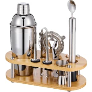 11-Piece Cocktail Shaker Set: $17.99