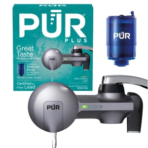 PUR Faucet Mount PLUS Water Purifier Filtration System: $22 PUR Faucet Mount PLUS Water Purifier Filtration System: $22