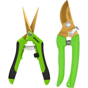 Pruning Shears and Gardening Scissors Set: $9 Pruning Shears and Gardening Scissors Set: $9