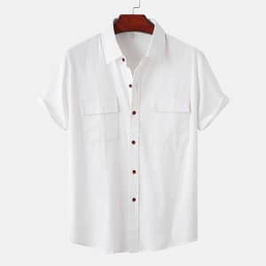 Koulb Men's Linen Summer Beach Shirt: 2 for $12