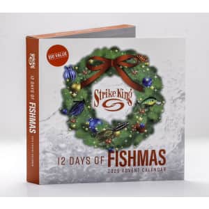 Strike King 12 Days of Fishmas Fishing Lure Advent Calendar: $4.99