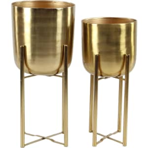 CosmoLiving by Cosmopolitan Metal Indoor/Outdoor Dome Planter 2-Pack: $59.25 CosmoLiving by Cosmopolitan Metal Indoor/Outdoor Dome Planter 2-Pack: $59.25