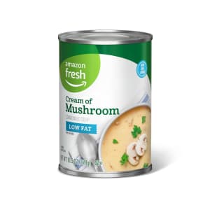 Amazon Fresh Cream of Mushroom Condensed Soup 10.5-oz. Can: 55 cents via Sub & Save