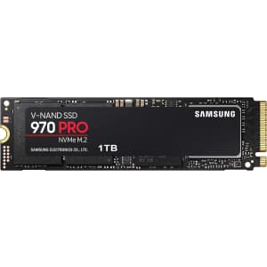 Samsung 970 Pro 1TB NVMe SSD: $300