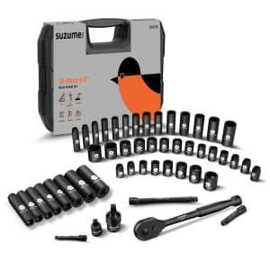 Suzume 50-Piece 3/8 Impact Socket Set: $29.75 Suzume 50-Piece 3/8 Impact Socket Set: $29.75