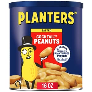Planters Salted Cocktail Peanuts 16-oz. Tub: $2 via Sub. & Save