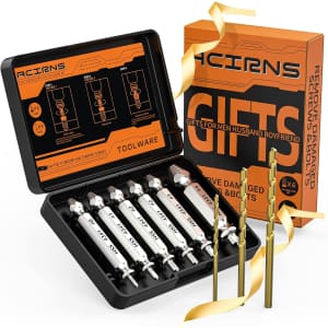 9-Piece Damaged Screw Extractor Set: $5.99
