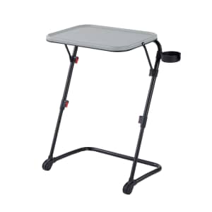 Mainstays Adjustable Folding TV Tray w/ Cup Holder: $16.20