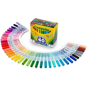 Crayola 40-Count Ultra Clean Washable Markers: $11 Crayola 40-Count Ultra Clean Washable Markers: $11