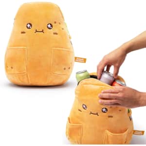 WHAT DO YOU MEME? Couch Cooler Insulated Plush Potato Cooler Bag: $12.47