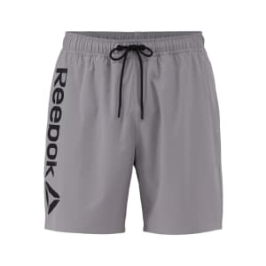 Reebok Men's UPF 50+ Swim Trunks w/ Compression Liner: from $8