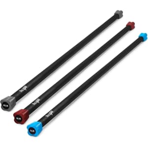 Yes4All Total Body Workout 48" Weighted Bar Set: $35