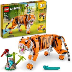 LEGO Creator 3 in 1 Majestic Tiger Building Set: $40