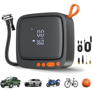 Baiikforza AP22 Portable Tire Inflator 150 PSI: $27.49
